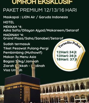 Umroh Ekslusif PT Berkah Gema Madina