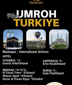 Umroh Plus Turkiye 14 Hari